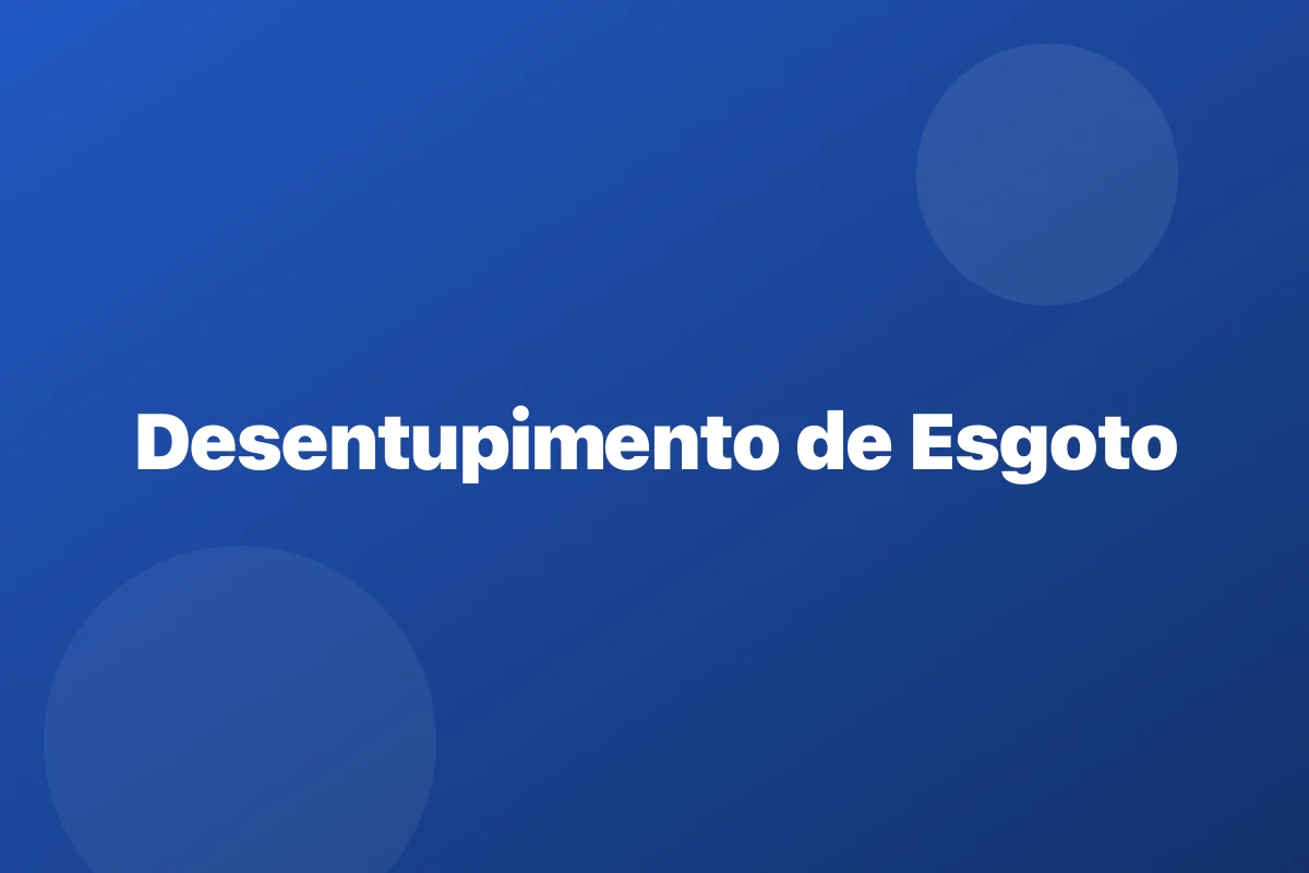 Hidrojateamento de tubulação em Barueri